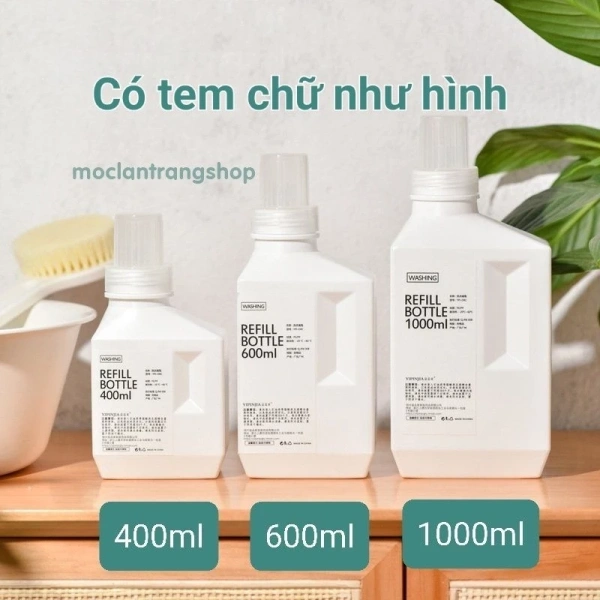 Bình đựng nước giặt có vòi rót chống tràn và nắp xoáy: Khi vũng nước bất ngờ xuất hiện sau mỗi lần rót - Ảnh 1