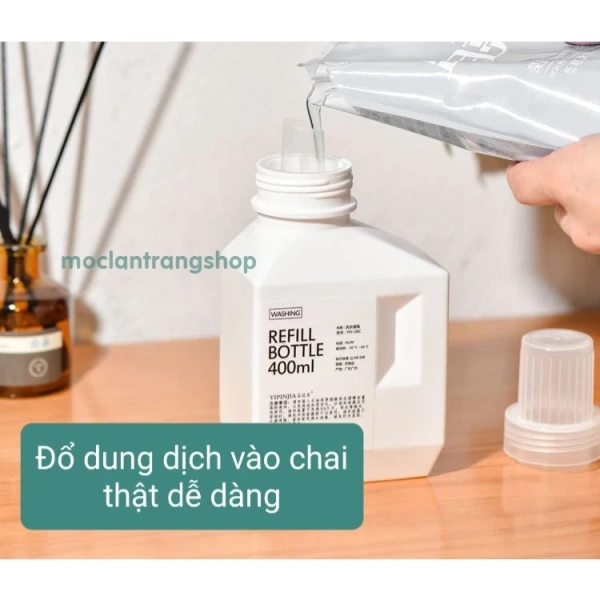 Những tình huống này chứng tỏ tính linh hoạt của chai không chỉ giới hạn trong việc rửa quần áo, mà còn mở rộng sang hầu hết các nhu cầu rót dung dịch trong gia đình. (Ảnh 5)