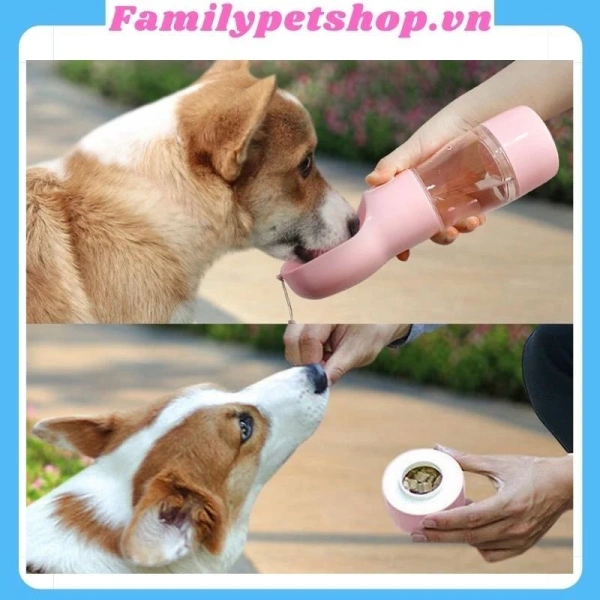 Bình nước di động cho chó mèo khiến những buổi dạo chơi và du lịch gia đình trở nên dễ dàng hơn - Ảnh 1 Bình nước di động cho chó mèo khiến những buổi dạo chơi và du lịch gia đình trở nên dễ dàng hơn - Ảnh 1