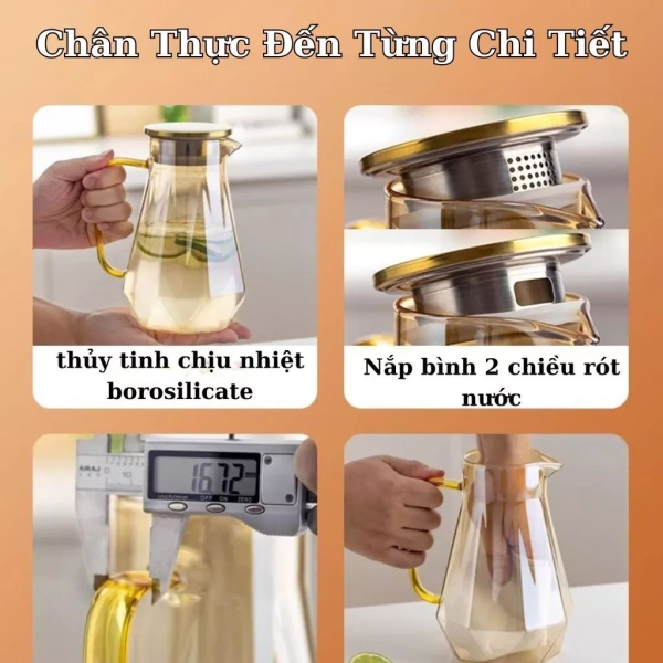Bình nước thủy tinh sang trọng khiến người dùng thường bỏ qua việc kiểm tra độ chắc của quai cầm. - Ảnh 4 Bình nước thủy tinh sang trọng khiến người dùng thường bỏ qua việc kiểm tra độ chắc của quai cầm. - Ảnh 4