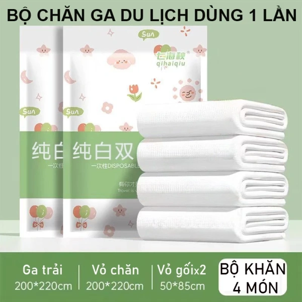 Bộ chăn ga du lịch dùng một lần: tiện lợi ban đầu nhưng ẩn sau đó là nỗi lo môi trường - Ảnh 1
