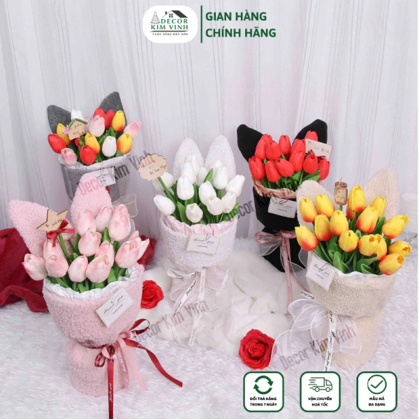 Bó hoa tulip đầy màu sắc mang lại không khí sinh nhật rực rỡ, nhưng việc giữ tươi lâu lại là thử thách ít người nghĩ tới - Ảnh 1 Bó hoa tulip đầy màu sắc mang lại không khí sinh nhật rực rỡ, nhưng việc giữ tươi lâu lại là thử thách ít người nghĩ tới - Ảnh 1