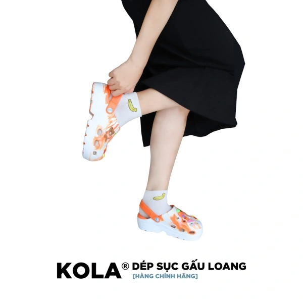 Dép sục nữ KOLA gấu loang màu là một mẫu được thiết kế hướng tới nhu cầu thoải mái và an toàn cho phụ nữ. (Ảnh 4)