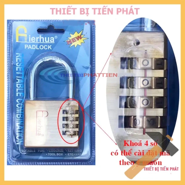 Bỏ qua vị trí gắn khi đổi mật khẩu trên ổ khóa số 5 phân 4 số thường khiến cửa phòng và tủ mất an toàn. - Ảnh 3