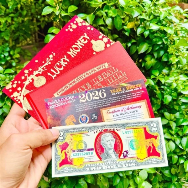 Bộ tiền hình ngựa mạ vàng 2026 mang lại niềm vui Tết hơn là lời hứa may mắn tài chính - Ảnh 1