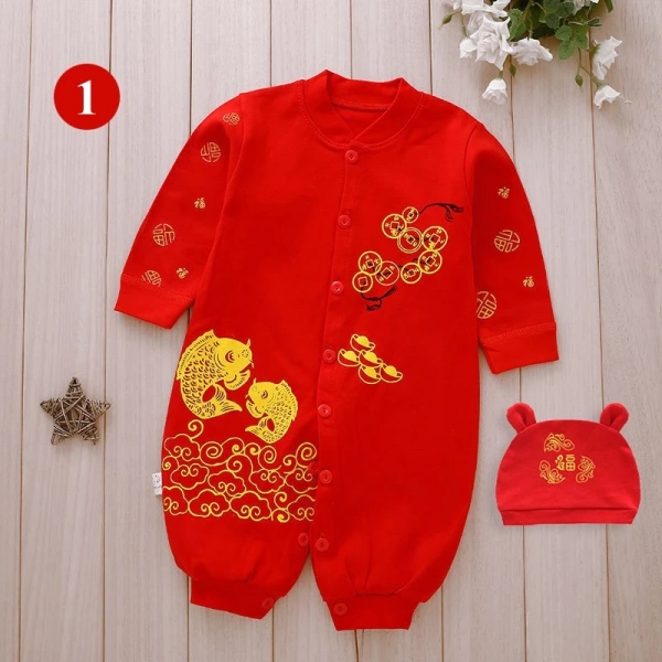 Body liền tay màu đỏ cho bé sơ sinh: bất ngờ giảm co giãn sau lần giặt đầu tiên. - Ảnh 2