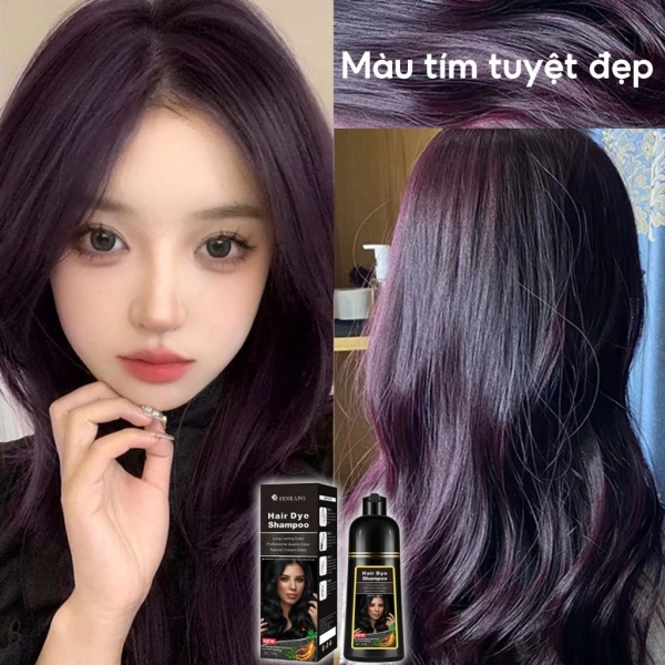 Bọt nhẹ của dầu gội nhuộm tóc tại nhà dễ tẩy rửa, nhưng tại sao màu tím lại nhanh phai? - Ảnh 1