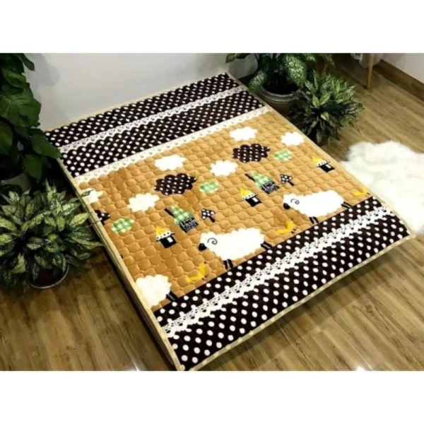 Cảm giác ấm áp bất ngờ khi tấm nỉ nhung gấp gọn trải lên sàn trong mùa đông - Ảnh 3