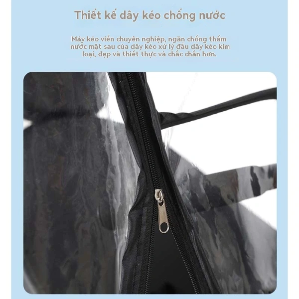 Thị trường hiện nay cũng có những áo mưa bằng nhựa, vải dày hoặc polyester có màu sáng. (Ảnh 4)