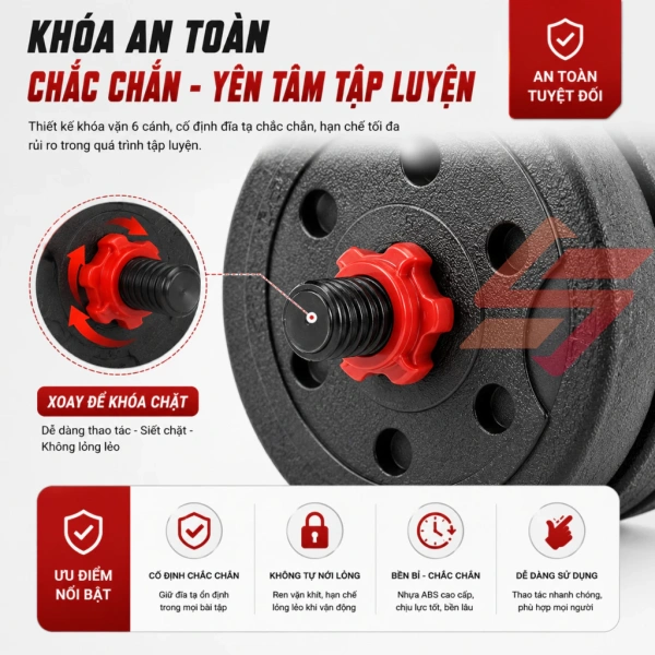 Nhiều người dùng đã chia sẻ trải nghiệm rằng bộ tạ đa năng giúp họ “đạt được sức mạnh đồng đều” mà trước đây chỉ có thể thực hiện khi đến phòng gym. (Ảnh 5) Nhiều người dùng đã chia sẻ trải nghiệm rằng bộ tạ đa năng giúp họ “đạt được sức mạnh đồng đều” mà trước đây chỉ có thể thực hiện khi đến phòng gym. (Ảnh 5)
