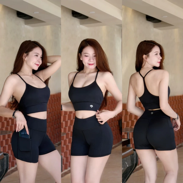 Bộ tập Gym ba lỗ, đồ tập Gym Yoga nữ kèm mút nâng ngực ôm body tôn dáng mềm mát, thấm hút mồ hôi B02 được thiết kế đặc biệt cho phụ nữ muốn vừa tập luyện vừa duy trì vẻ đẹp cơ thể. (Ảnh 4) Bộ tập Gym ba lỗ, đồ tập Gym Yoga nữ kèm mút nâng ngực ôm body tôn dáng mềm mát, thấm hút mồ hôi B02 được thiết kế đặc biệt cho phụ nữ muốn vừa tập luyện vừa duy trì vẻ đẹp cơ thể. (Ảnh 4)
