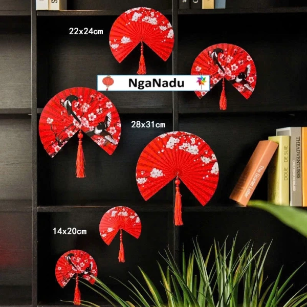 Giá gốc của bộ 6 quạt giấy đỏ gấp sẵn là 34 800 VND, nhưng trong chương trình khuyến mãi hiện tại, giá đã giảm còn 29 000 VND (khoảng 14 % giảm). (Ảnh 5) Giá gốc của bộ 6 quạt giấy đỏ gấp sẵn là 34 800 VND, nhưng trong chương trình khuyến mãi hiện tại, giá đã giảm còn 29 000 VND (khoảng 14 % giảm). (Ảnh 5)