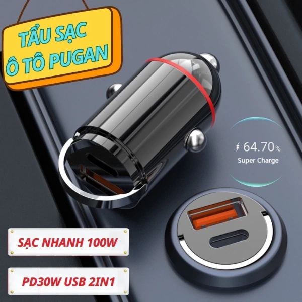 Cắm sạc đa cổng 100W trong ô tô nhưng vẫn gặp hạn chế khi dùng đồng thời nhiều thiết bị. - Ảnh 3