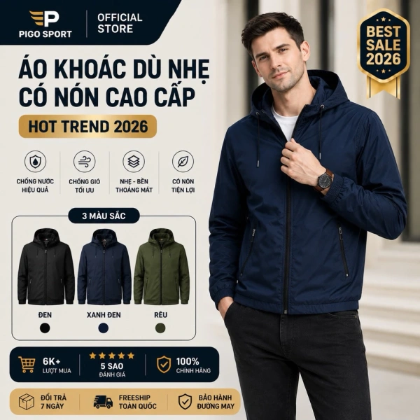 Cần thiết không khi áo khoác dù nam chống thấm có thể gập thành balo trong chuyến du lịch mưa? - Ảnh 1