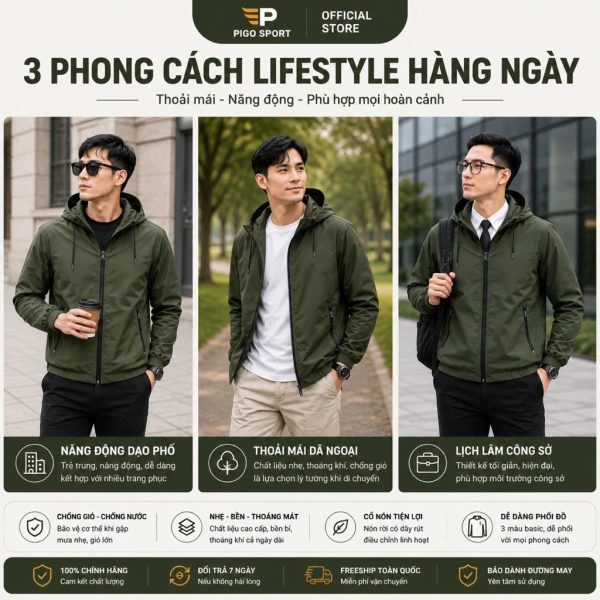 Để hiểu rõ lợi thế, chúng ta có thể so sánh áo khoác đa năng với cách chuẩn bị truyền thống gồm áo mưa riêng và balo riêng. (Ảnh 3)