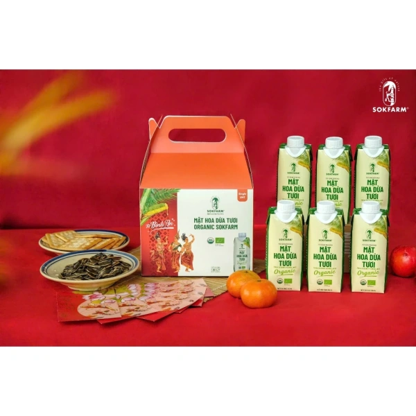Trong bối cảnh nhu cầu về nước dừa tươi chất lượng ngày càng tăng, SET QUÀ TẾT DỪA KHAI LỘC của Sokfarm là một giải pháp vừa tiện lợi vừa đáng tin cậy. (Ảnh 4) Trong bối cảnh nhu cầu về nước dừa tươi chất lượng ngày càng tăng, SET QUÀ TẾT DỪA KHAI LỘC của Sokfarm là một giải pháp vừa tiện lợi vừa đáng tin cậy. (Ảnh 4)