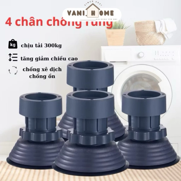 Chân đế giảm rung cho máy giặt và tủ lạnh: Khi điều chỉnh chiều cao, tiếng ồn và rung động bỗng tan biến - Ảnh 1
