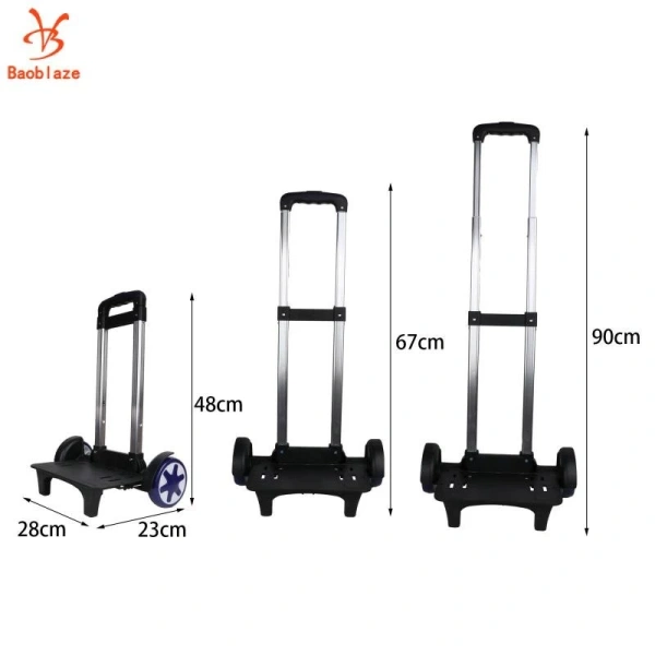 Thiết kế tay cầm co ngót 3 phần cho phép người dùng tùy chỉnh độ cao phù hợp với chiều cao cơ thể. (Ảnh 2)