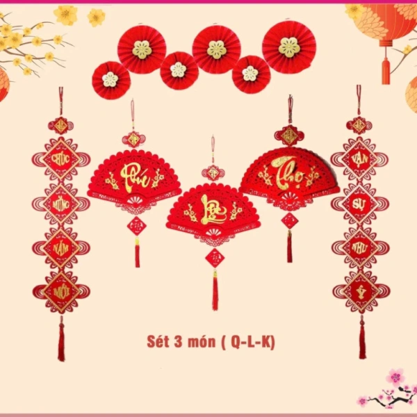 Chi tiết ít người chú ý: cách cân bằng khánh quạt Tết trên cửa kính để không bị lệch sau một tuần - Ảnh 3