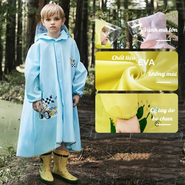Những mẫu áo mưa cao cấp thường áp dụng công nghệ phủ silicone lên bề mặt khóa kéo, tạo ra lớp bảo vệ mỏng như “đôi mắt” ngăn nước tràn qua. (Ảnh 3)