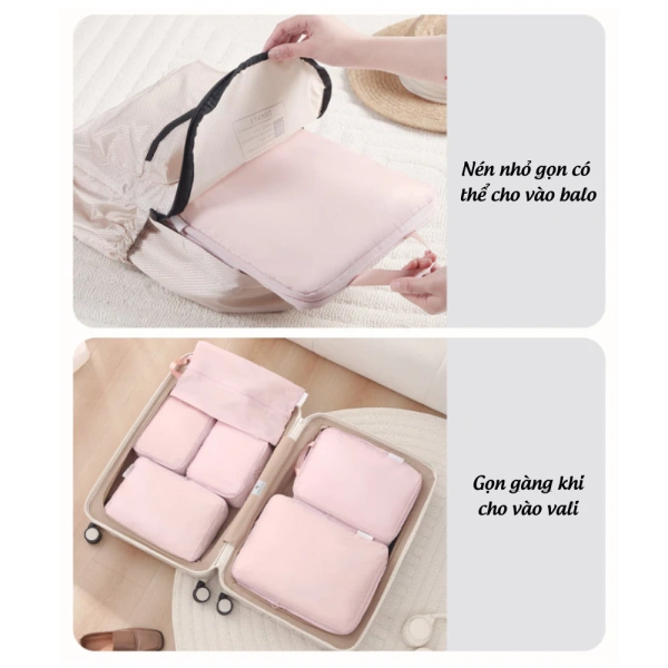 Trong bối cảnh các yếu tố trên, Túi Đựng Đồ Du Lịch Ogi Home – TDL01 nổi lên như một lựa chọn thực tế dành cho những ai muốn tối ưu không gian, đồng thời bảo vệ đồ dùng khỏi ẩm và bụi. (Ảnh 4)