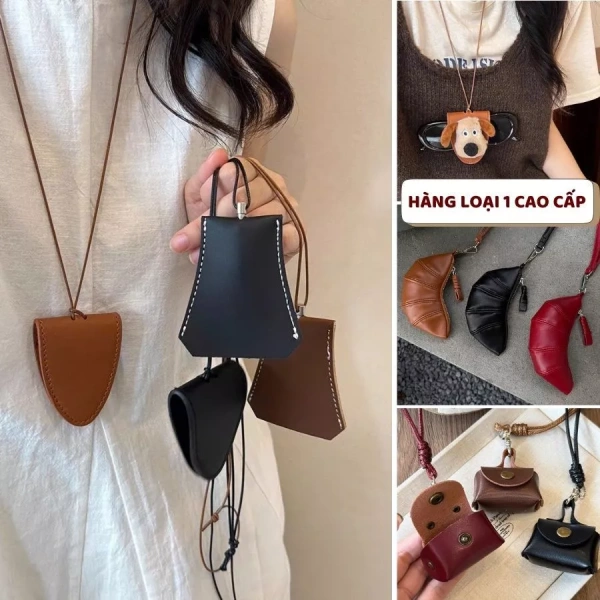 Chi tiết nhỏ của vòng cổ da đa chức năng có túi mini thường khiến kính mắt rơi khi di chuyển - Ảnh 1 Chi tiết nhỏ của vòng cổ da đa chức năng có túi mini thường khiến kính mắt rơi khi di chuyển - Ảnh 1