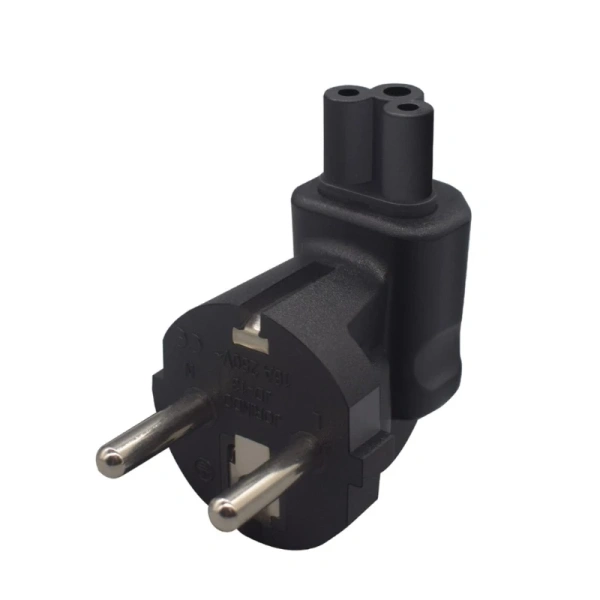 Đầu nối IEC320 C5 (thường được gọi là “đầu cắm máy tính xách tay”) và ổ cắm EU4.8 (đầu vào châu Âu chuẩn) là hai thành phần chính của một bộ chuyển đổi nguồn điện. (Ảnh 2) Đầu nối IEC320 C5 (thường được gọi là “đầu cắm máy tính xách tay”) và ổ cắm EU4.8 (đầu vào châu Âu chuẩn) là hai thành phần chính của một bộ chuyển đổi nguồn điện. (Ảnh 2)