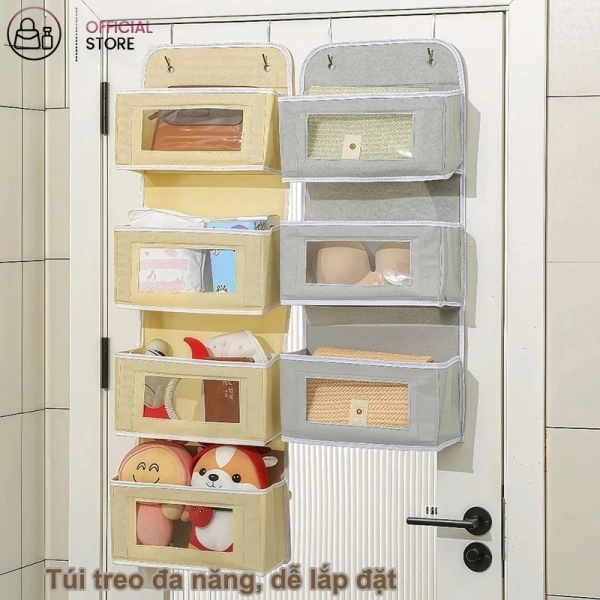 Chi tiết nhỏ về móc kim loại không gỉ khiến túi treo tường lớn trở thành cứu cánh lưu trữ đồ dùng cá nhân - Ảnh 1