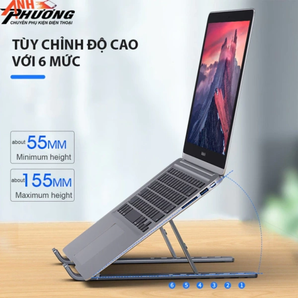 Việc sở hữu một chiếc kệ nhôm không đồng nghĩa với việc nó sẽ tự động giảm mỏi cổ; bạn cần thiết lập đúng cách. (Ảnh 3)