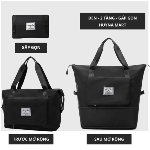 Trong bối cảnh thị trường còn nhiều mẫu túi chưa tối ưu, Túi du lịch 2 tầng đa năng, có thể gấp gọn đang nổi lên như một lựa chọn cân bằng giữa tính tiện lợi và độ bền. (Ảnh 5)