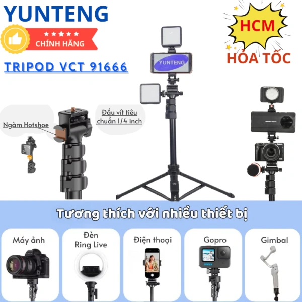 Để quyết định xem chiều cao 1m6 có thực sự phù hợp, chúng ta hãy đặt nó cạnh một số mẫu tripod hiện có. (Ảnh 4)