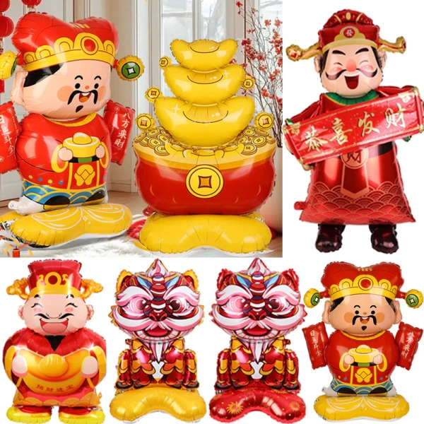 Chiều cao bóng bay đứng lớn ảnh hưởng tới không gian tiệc Tết: thực tế sau khi lắp đặt - Ảnh 1