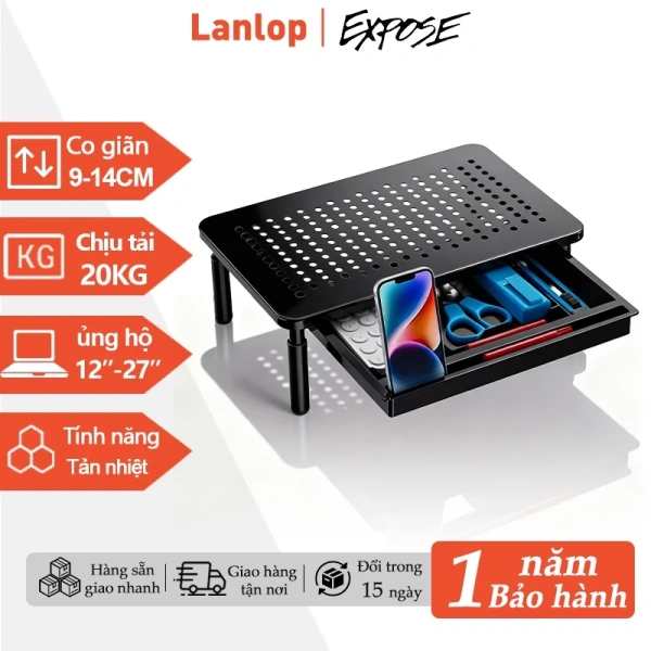 Chiều cao điều chỉnh của kệ laptop thực tế giảm áp lực cổ hơn mong đợi - Ảnh 1