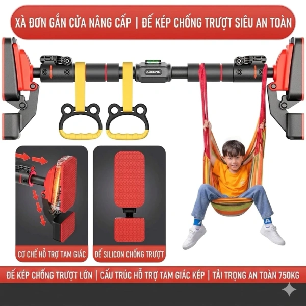 Chỗ gắn xà đơn treo tường 400kg mà hầu hết người mua bỏ qua, khiến việc tập tại nhà gặp rủi ro bất ngờ - Ảnh 1