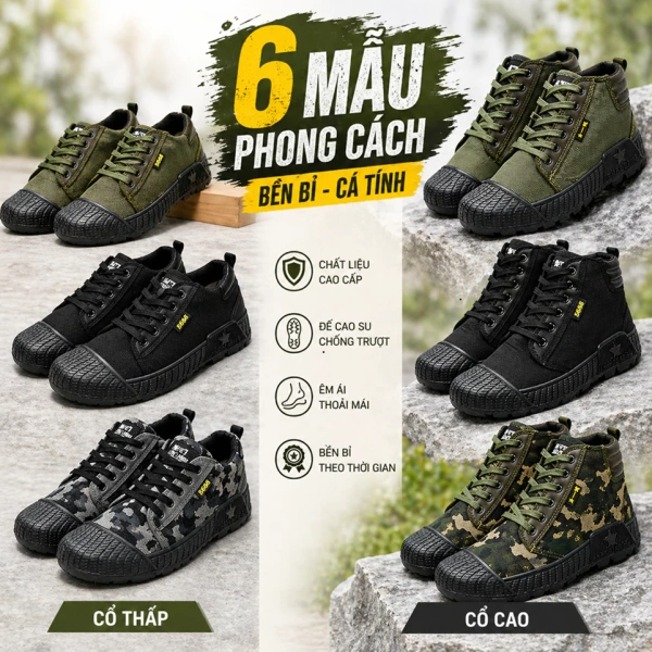 Chọn giày vải nam cho công việc ngoài trời thường bỏ qua một yếu tố quan trọng: độ bám trên mặt đá ẩm - Ảnh 1