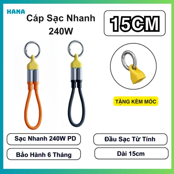 Có nên dùng cáp sạc ngắn 15 cm công suất 240 W để sạc nhanh pin dự phòng trong không gian chật hẹp? - Ảnh 1
