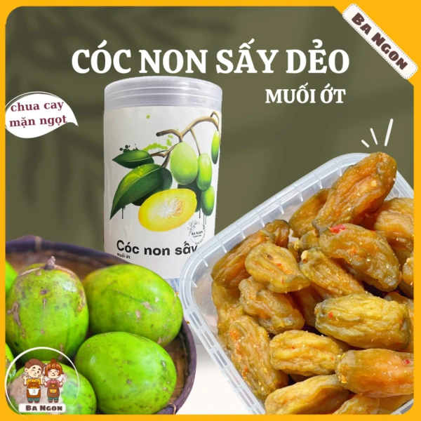 Cóc non sấy muối ớt giữ độ dẻo và vị chua cay lâu hơn so với dự đoán - Ảnh 1