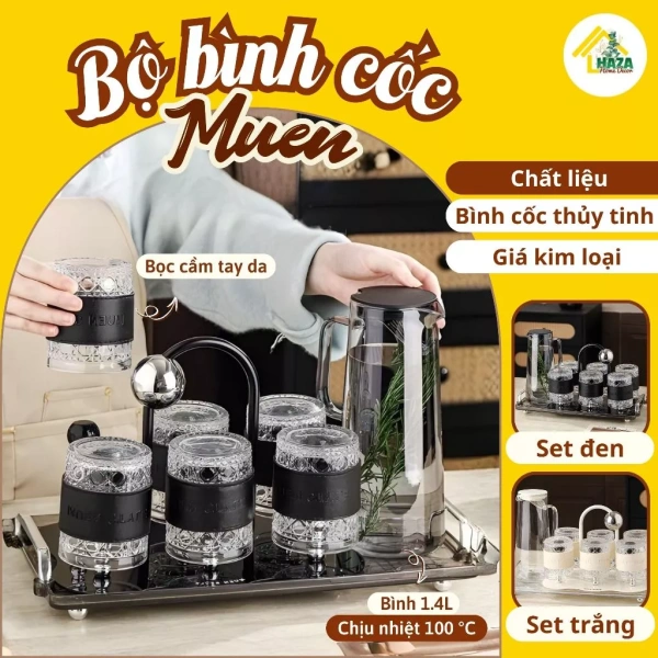 Cốc thủy tinh bọc da chịu nhiệt thường gây trơn khi tay ướt – chi tiết nhỏ gây bất tiện - Ảnh 1