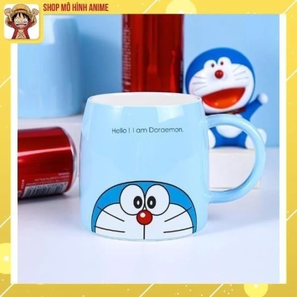 Sản phẩm gồm 2 cốc gốm, mỗi cốc được in hình Doraemon hoặc Pikachu, cân nặng khoảng 1 kg (khoảng 500 g mỗi cốc). (Ảnh 5)