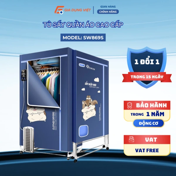 Công nghệ ion âm trong tủ sấy quần áo 30 kg khiến người dùng ngạc nhiên trước hiệu quả khử mùi và bảo quản chất liệu. - Ảnh 1