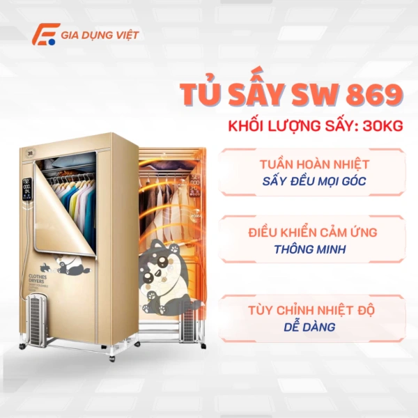 Công nghệ ion âm trong tủ sấy quần áo 30 kg khiến người dùng ngạc nhiên trước hiệu quả khử mùi và bảo quản chất liệu. - Ảnh 2