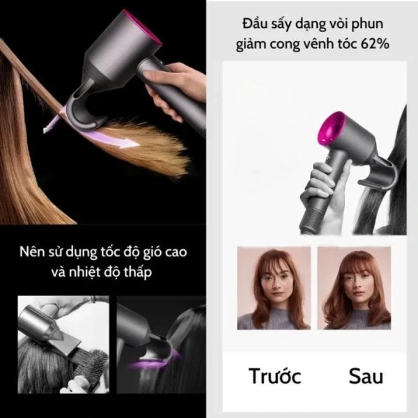 Công suất 2800W và chế độ 2 chiều nóng lạnh: liệu ion âm trong máy sấy tóc thực sự bảo vệ độ ẩm cho mọi loại tóc? - Ảnh 5 Công suất 2800W và chế độ 2 chiều nóng lạnh: liệu ion âm trong máy sấy tóc thực sự bảo vệ độ ẩm cho mọi loại tóc? - Ảnh 5