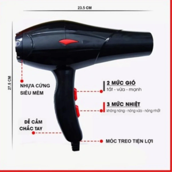 Công suất 3500W rút ngắn thời gian sấy tóc, nhưng mức ồn khiến nhiều người phải cân nhắc lại quyết định sử dụng. - Ảnh 4