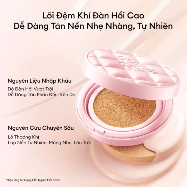 Cushion kết hợp ba chức năng chính: dưỡng ẩm, chống nắng, và trang điểm. (Ảnh 3) Cushion kết hợp ba chức năng chính: dưỡng ẩm, chống nắng, và trang điểm. (Ảnh 3)