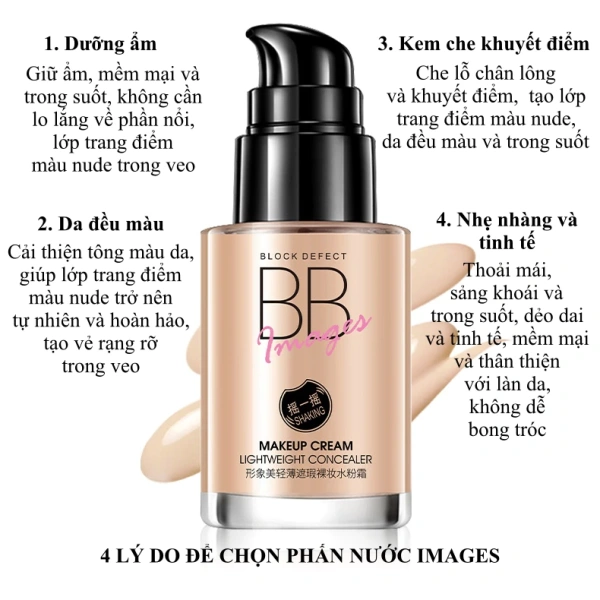 Như vậy, nếu ưu tiên độ dưỡng ẩm và cảm giác tự nhiên trên da, phấn nước dạng kem Images là một “điểm cân bằng” tốt hơn so với các lựa chọn truyền thống. (Ảnh 4)