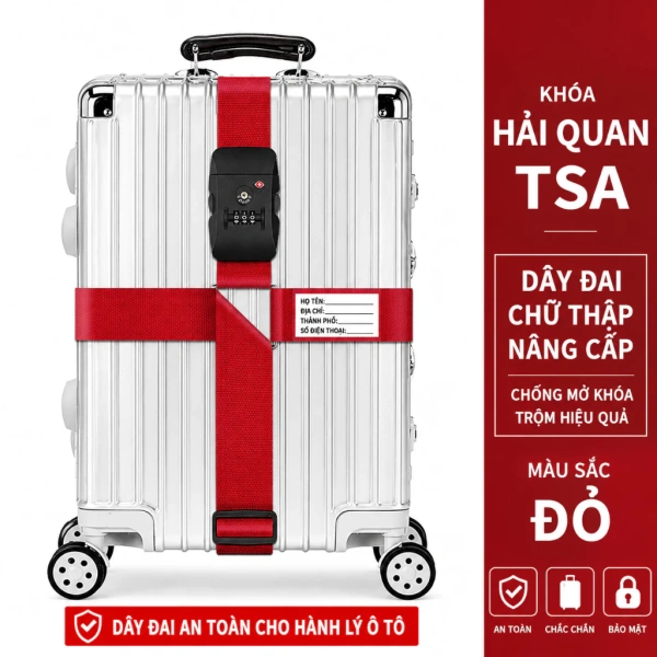 Đai bảo vệ vali khóa TSA: Khi tiêu chuẩn quốc tế vẫn để lại khoảng trống an ninh - Ảnh 1 Đai bảo vệ vali khóa TSA: Khi tiêu chuẩn quốc tế vẫn để lại khoảng trống an ninh - Ảnh 1