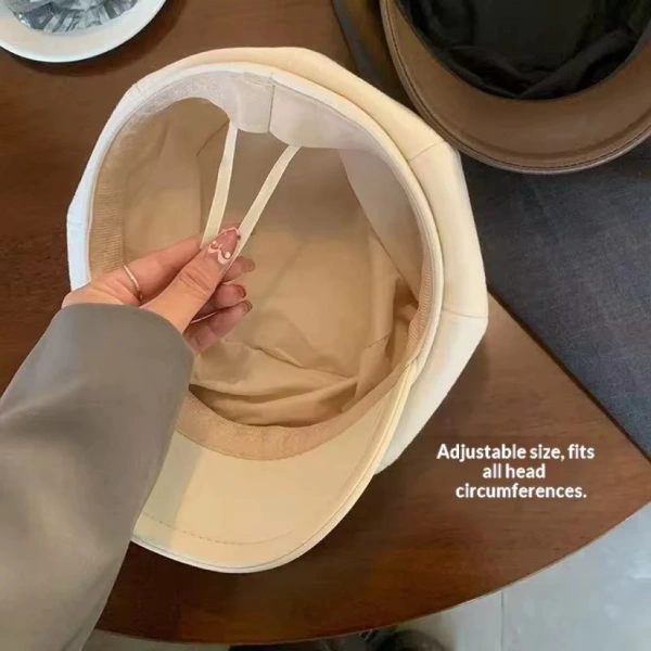 Thích hợp với phong cách beret có vành da, mang lại cảm giác sang trọng và bám chặt. (Ảnh 5) Thích hợp với phong cách beret có vành da, mang lại cảm giác sang trọng và bám chặt. (Ảnh 5)