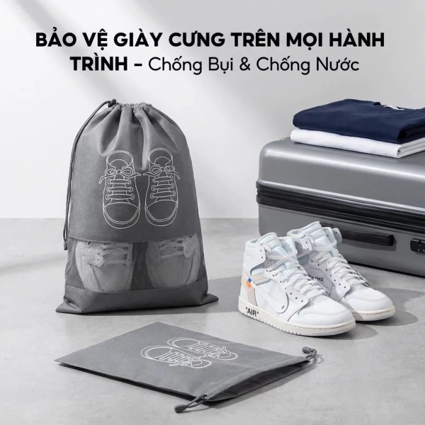 Dây rút trong túi bảo quản giày thể thao quyết định độ kín nước – bất ngờ khi dùng thực tế - Ảnh 2 Dây rút trong túi bảo quản giày thể thao quyết định độ kín nước – bất ngờ khi dùng thực tế - Ảnh 2