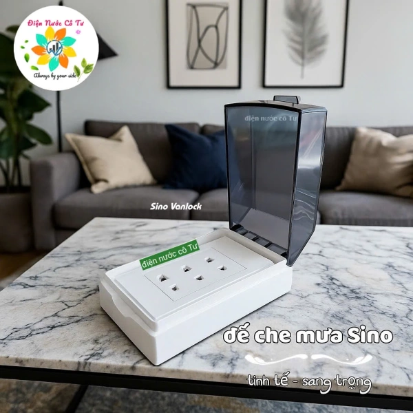 Những mẫu nắp che của SINO (cũng có thương hiệu VANLOCK) thường được làm từ nhựa cao cấp, đạt tiêu chuẩn IP55, thiết kế chữ nhật với kích thước nội bộ 12,3 cm x 7,7 cm x 1,7 cm. (Ảnh 3)