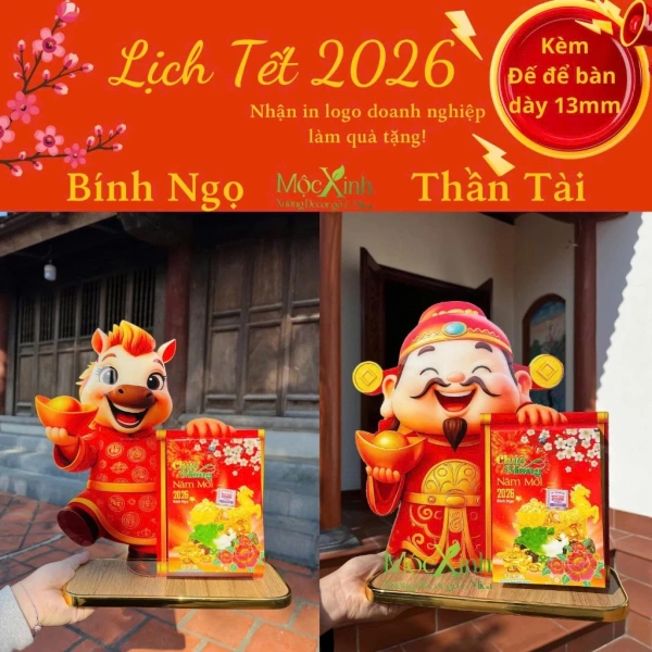 Đế vàng dày 13 mm khiến lịch để bàn 2026 trở thành điểm nhấn không ngờ trong không gian làm việc - Ảnh 1 Đế vàng dày 13 mm khiến lịch để bàn 2026 trở thành điểm nhấn không ngờ trong không gian làm việc - Ảnh 1